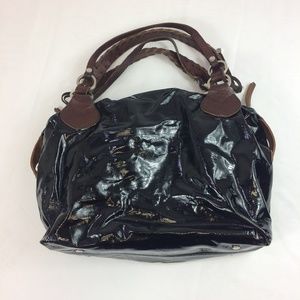 Pauric Sweeney Black Leather shoulder purse